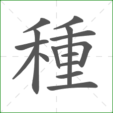 種的笔顺