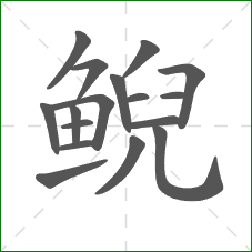 鲵的笔顺 鲵的笔顺