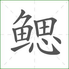 鳃的笔顺
