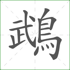 鵡的笔顺 鵡的笔顺